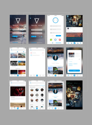 旅行与摄影的图片社交APP 老老老黎的原创设计构想